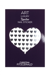 Арт-стикеры для ногтей Art Luxury Signature Nail Sticker «Black Heart», 96 шт. Christina Fitzgerald