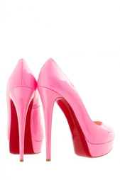 Туфли из лакированной кожи Lady Peep 150 Christian Louboutin