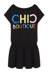 Хлопковое платье Boutique Moschino