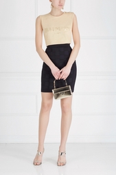 Однотонная юбка Balmain