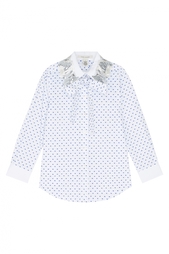 Хлопковая блузка Marc Jacobs