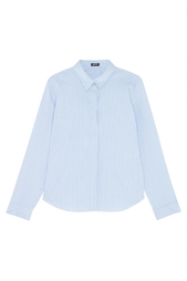 Хлопковая рубашка Jil Sander Navy