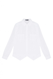 Хлопковая рубашка Jil Sander Navy