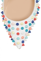 Кожаные туфли Pigalle Spikes 100 Christian Louboutin