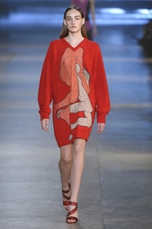 Платье из шерсти и кашемира Christopher Kane