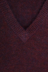 Пуловер с V-образным вырезом American Retro