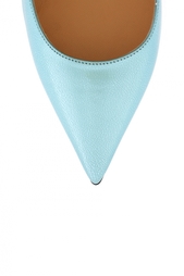 Туфли из металлизированной кожи Jimmy Choo