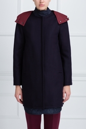 Прямое пальто Jil Sander Navy