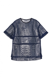Прозрачный топ Jil Sander Navy