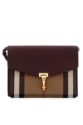 Кожаная сумка Sm Macken Burberry
