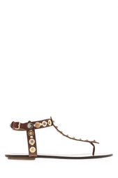 Кожаные сандалии Byzntine Aquazzura