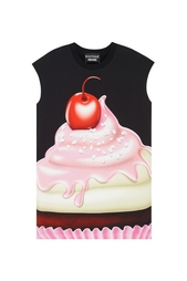 Хлопковое платье Boutique Moschino