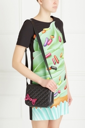 Кожаная сумка Boutique Moschino