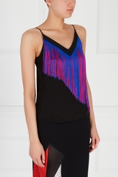 Шелковый топ Christopher Kane
