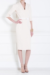 Хлопковое платье Victoria Beckham