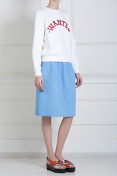 Прямая юбка Jil Sander Navy