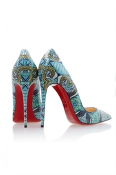 Туфли из кожи питона So Kate 120 Christian Louboutin