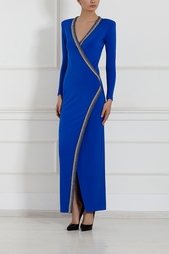 Платье с запахом Balmain