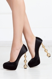 Шелковые туфли Century Heels Charlotte Olympia