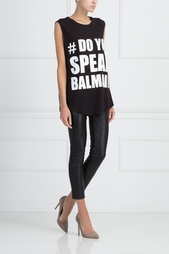 Хлопковый топ Balmain