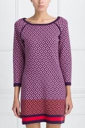 Платье из шерсти мериноса и хлопка Juicy Couture