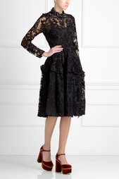 Платье с вышивкой Simone Rocha