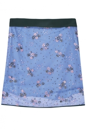 Прозрачная юбка с аппликациями Mary Katrantzou