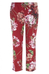 Брюки Blooms print pajama pant Gucci