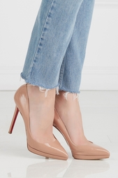 Туфли из лакированной кожи Pigalle Plato 120 Christian Louboutin