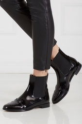 Ботинки из лакированной кожи Chelsea Cats Charlotte Olympia