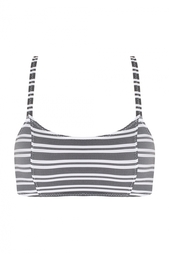 Кроп-топ Bws Zip Stripe Bralette Lisa Marie Fernandez