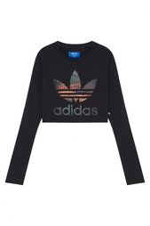 Свитшот с принтом  CROPPED SWEATER Adidas