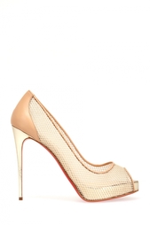 Бежевые Туфли Very Rete 120 Christian Louboutin