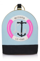 Сумка из хлопка и меди Olympia Le Tan