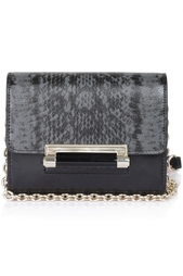 Кожаная сумка Micro Mini Leather Diane von Furstenberg