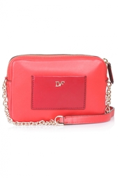 Кожаная сумка Micro Milo Leather Diane von Furstenberg