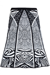 Юбка из вискозы Samara Zebra Tattoo Diane von Furstenberg