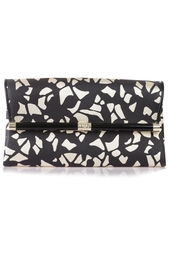 Кожаный клатч Envelope Clutch Leather Lace Diane von Furstenberg