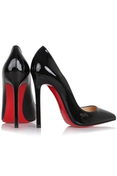 Кожаные туфли Pigalle 120 Patent Calf Christian Louboutin