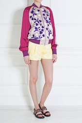 Шорты из искусственного шелка Naples Short Floral Diane von Furstenberg