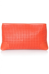 Кожаный клатч Loubiposh Clutch Calf Paris/Spikes Christian Louboutin