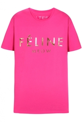 Хлопковая футболка Feline Brian Lichtenberg