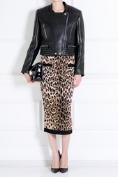 Кожаная куртка Balmain