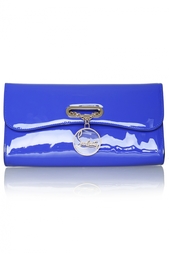 Клатч из лакированной кожи Riviera Christian Louboutin