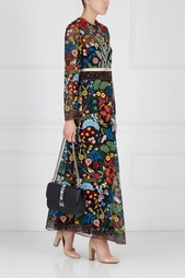 Кожаная сумка с бирюзой Valentino
