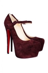 Туфли Lady Daf veau Velours Christian Louboutin