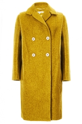 Теплое двубортное пальто Carven