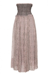 Шелковая юбка с принтом Isabel Marant