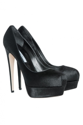 Черные Черные туфли на платформе Brian Atwood