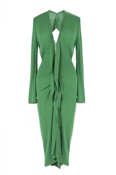 Драпированное платье с вырезом на спине Roland Mouret